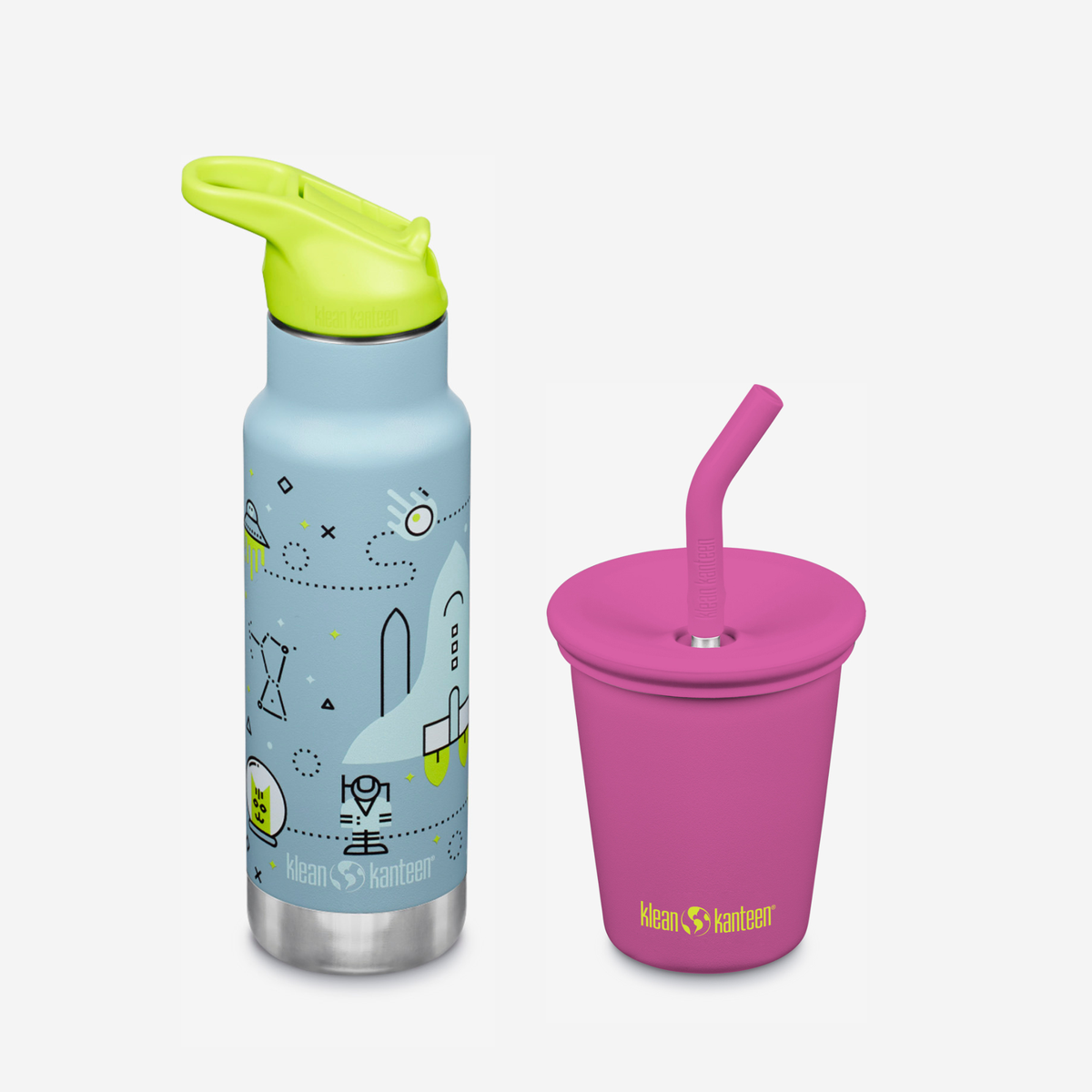 Kid's Sippy Cup and Water Bottle Set Z8